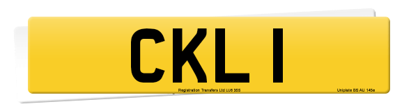 Registration number CKL 1